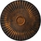 Ekena Millwork Shakuras Ceiling Medallion (For Canopies up to 5 1/2"), Hand-Painted Rust, 29 1/2"OD x 2"P CM30SHRUS - alternate 1